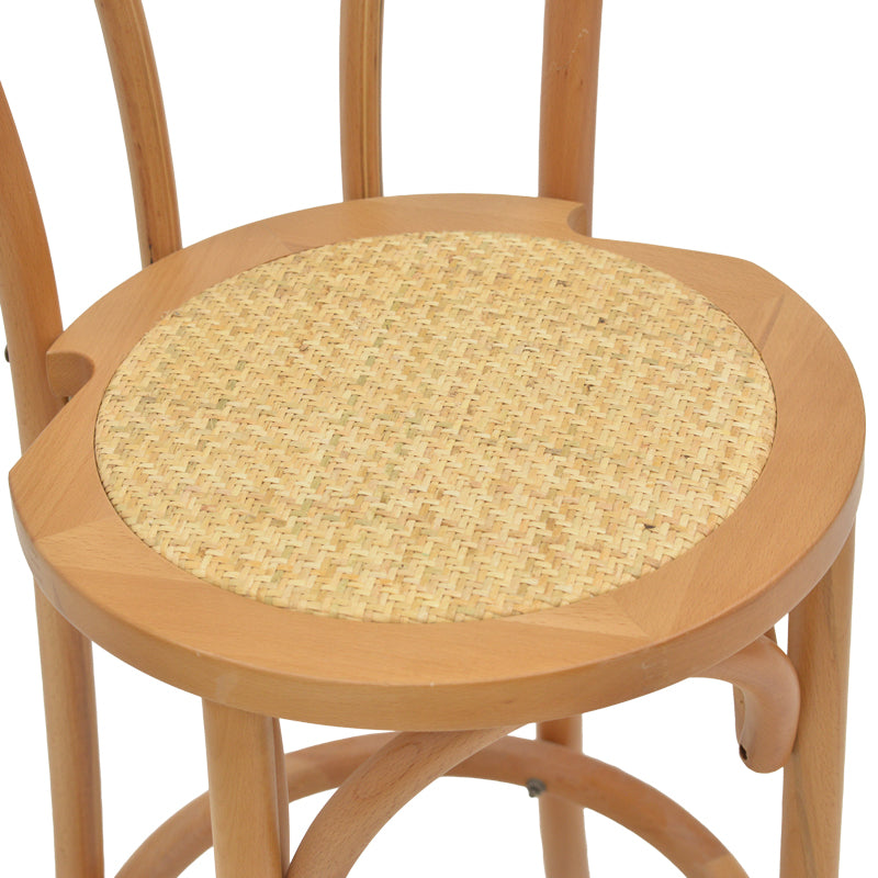 Scaun de bar Thonet lemn Natural de fag, 41x50x105 cm, foto produs 7