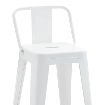 Scaun de bar Utopia, Alb, 42x42x86 cm, imagine suplimentara