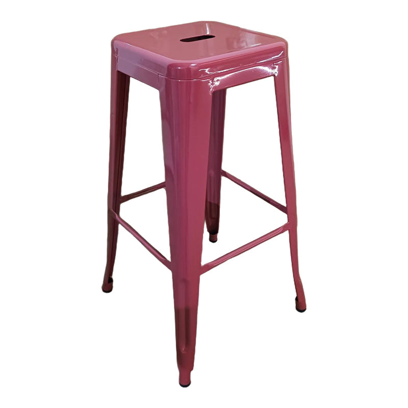 Scaun de bar Utopia metal, Negru, 42x42x76 cm - Teracota
