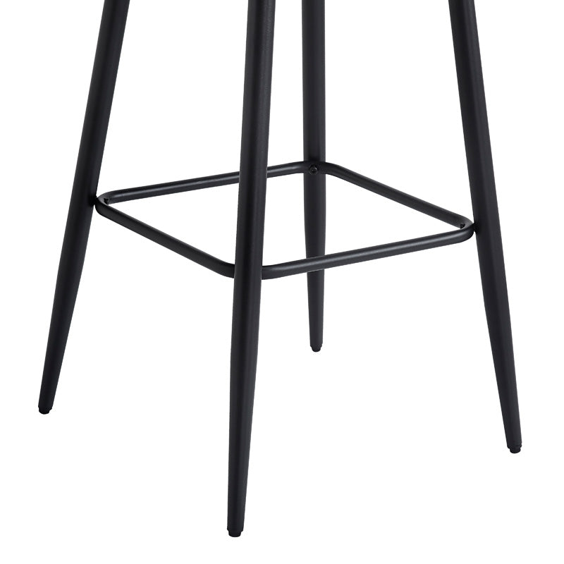 Scaun de bar Velva catifeaa marului putred, Roz, 49x63x102 cm