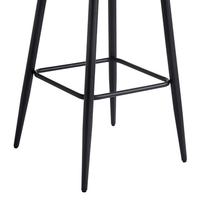 Scaun de bar Velva catifeaa marului putred, Roz, 49x63x102 cm, foto produs 7