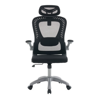 Scaun de birou Delilah, Negru-Gri, 61x62x120 cm, imagine produs 6