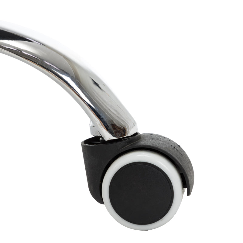 Scaun de birou directorial cu rotile Mavel, Negru, 55x62x100-110 cm