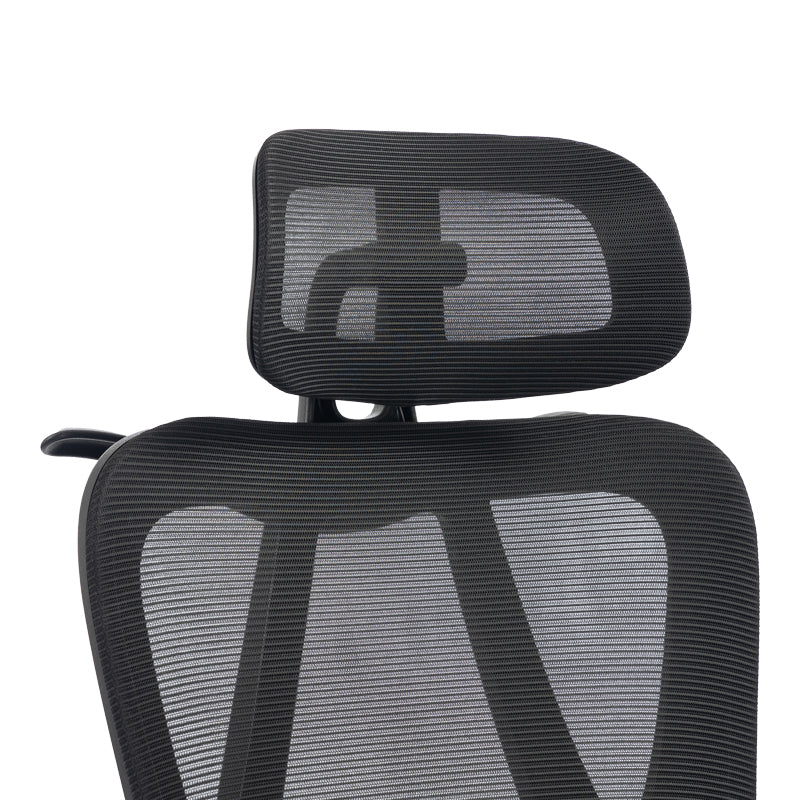 Scaun de birou directorial Exeter, 50x58x129 cm - Negru