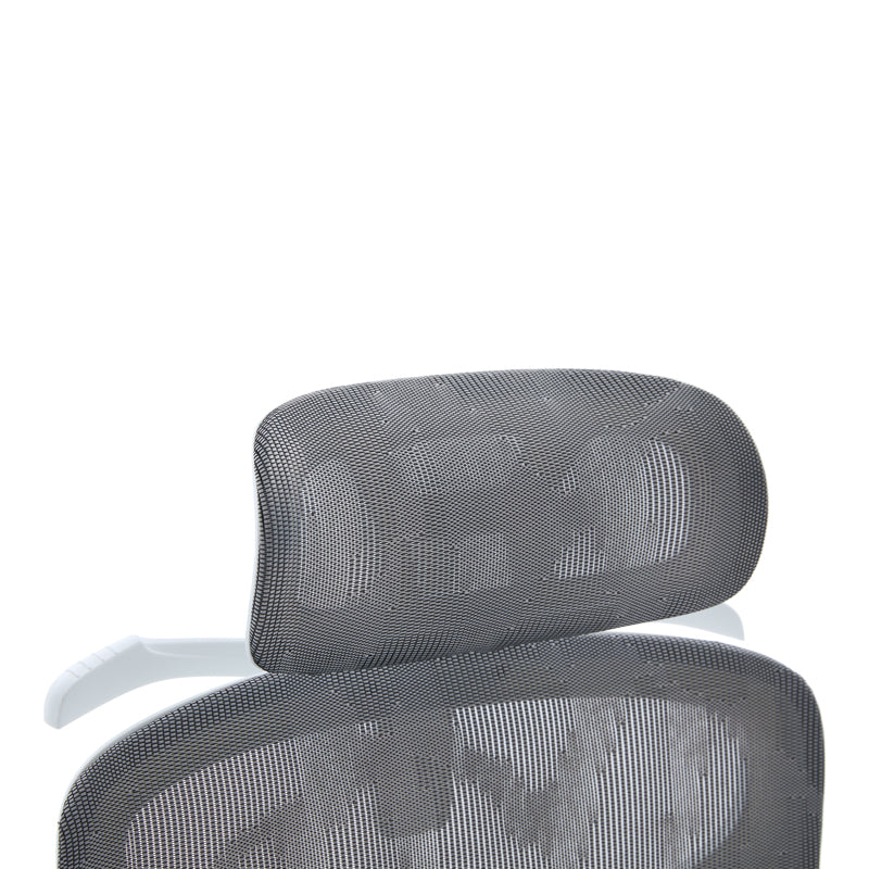Scaun de birou directorial Vigo, 52x70x124 cm - Gri-Alb