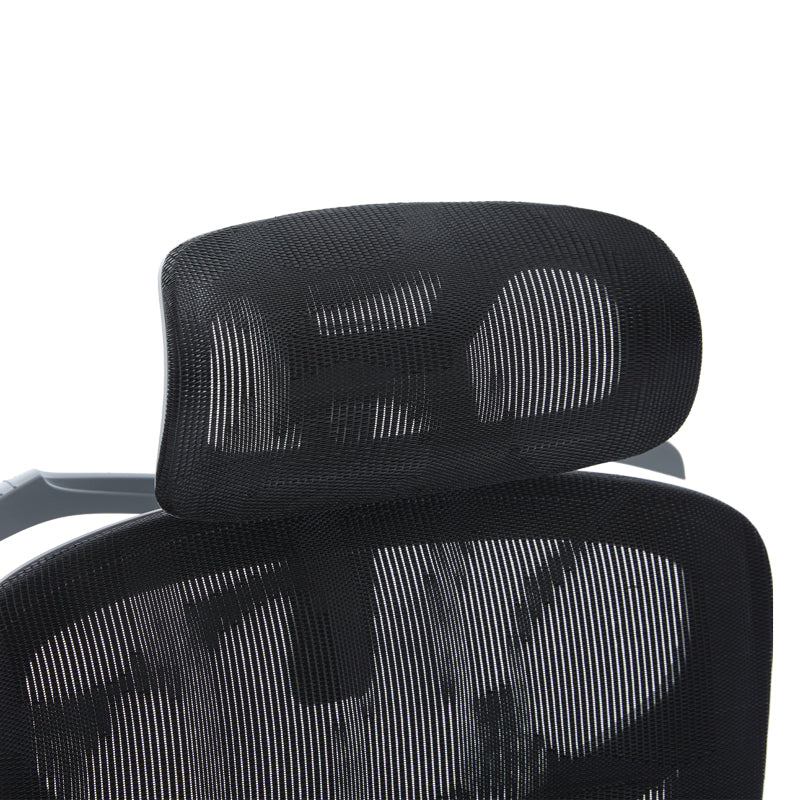 Scaun de birou directorial Vigo, 52x70x124 cm - Gri-Negru