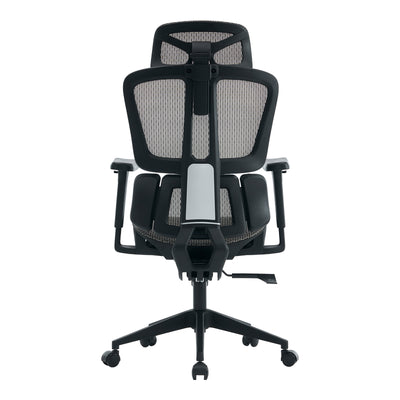 Scaun de birou ergonomic Ergo Flow, Negru-Gri, 73x64x112-135 cm, foto produs 6