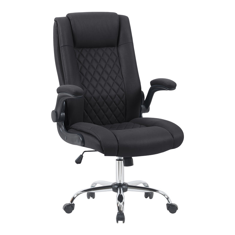 Scaun de birou ergonomic Kesla, PES, Negru, 65x65x113-121 cm