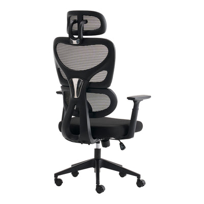 Scaun de birou ergonomic Manager, Mesh, negru, 67x64x120-128 cm, detaliu produs