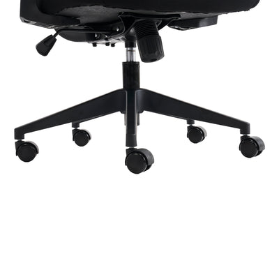 Scaun de birou ergonomic Manager, Mesh, negru, 67x64x120-128 cm, foto produs 9