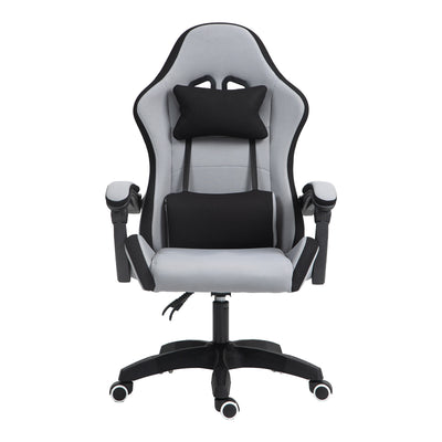Scaun de birou gaming Gline stofa negru-Gri negru pp, 60x59x118 cm, foto produs 6