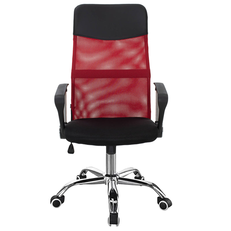 Scaun de birou Joel I mesh, negru-rosu, 60x60x109 cm