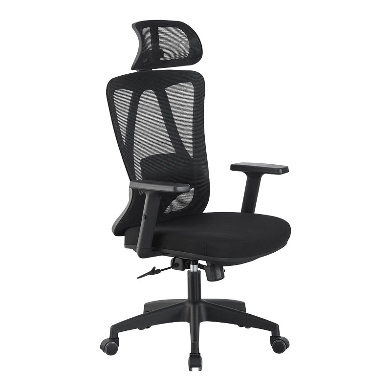 Scaun de birou Magida, Stofa, Negru