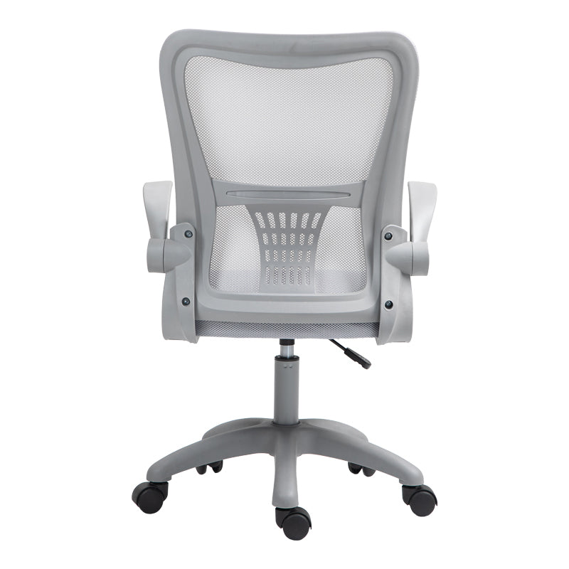 Scaun de birou manager Annalize plasa, Gri, 57x53x100 cm