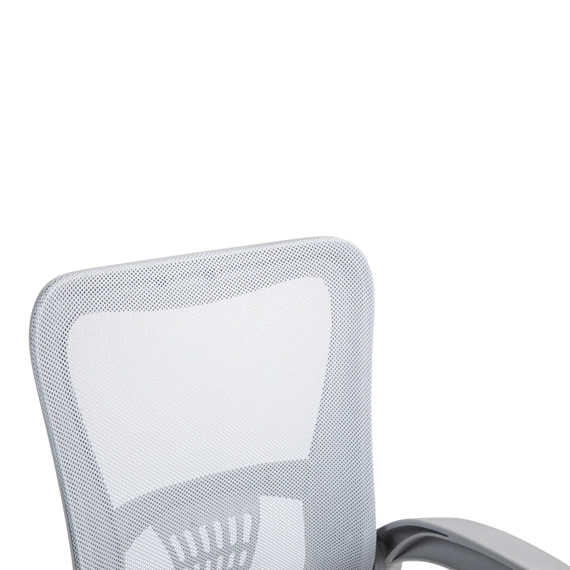 Scaun de birou manager Annalize plasa, Gri, 57x53x100 cm