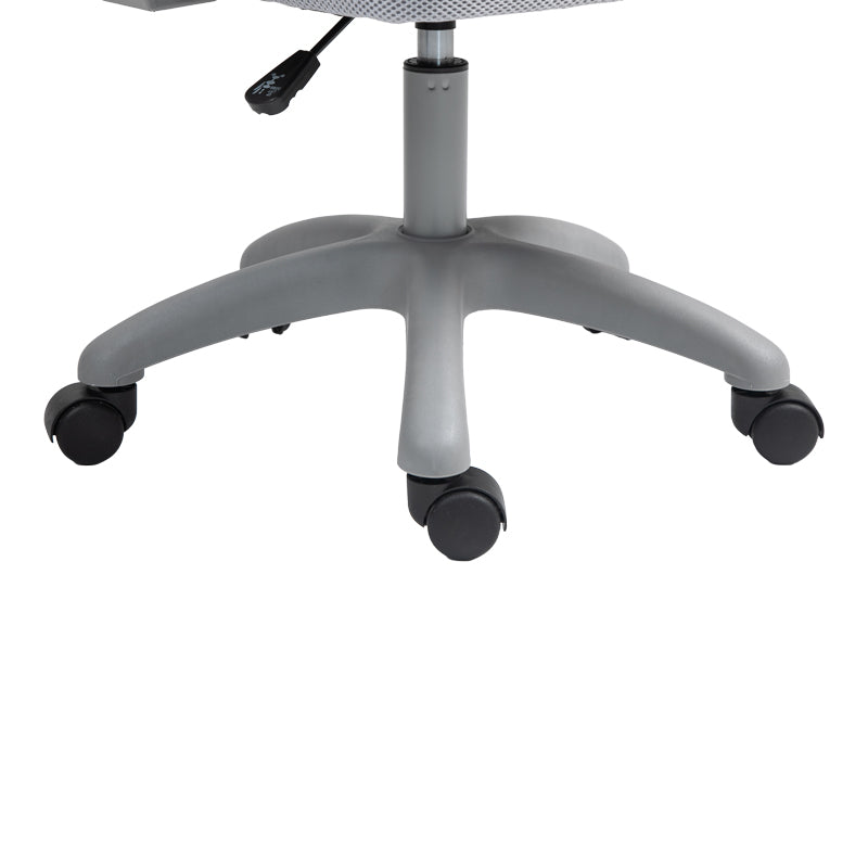 Scaun de birou manager Annalize plasa, Gri, 57x53x100 cm