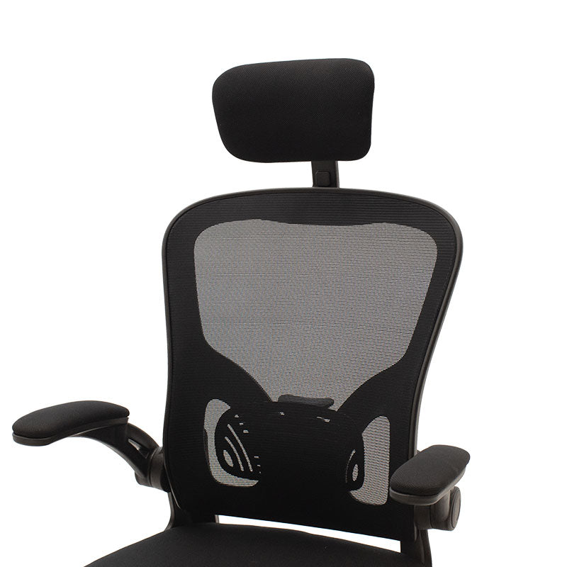 Scaun de birou Manager Ergoline cu plasa, neagra, 65x62 cm, foto produs