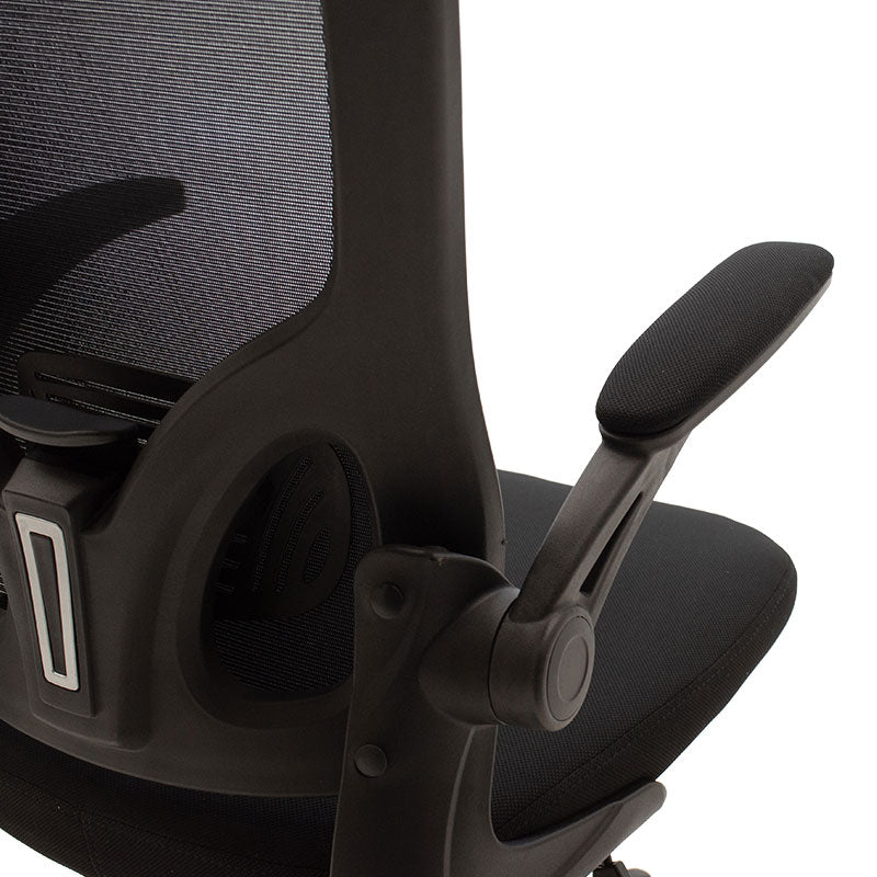 Scaun de birou Manager Ergoline cu plasa, neagra, 65x62 cm, foto produs 8