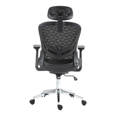 Scaun de birou manager Mergi plasa, neagra, 62x63x120 cm, foto produs 6