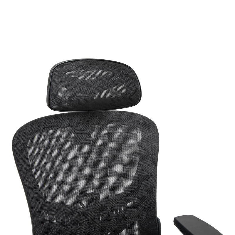 Scaun de birou manager Mergi plasa, neagra, 62x63x120 cm