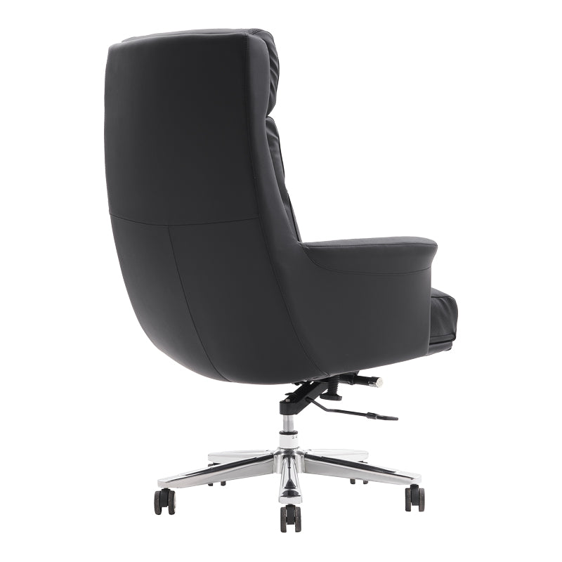 Scaun de birou pentru manager Nagal, neagra, 71x73x117-123 cm