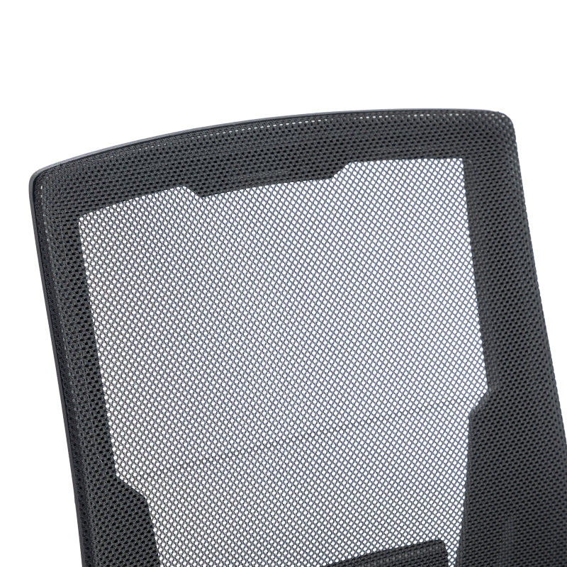 Scaun de birou Penza, 48x58x102 cm - Negru