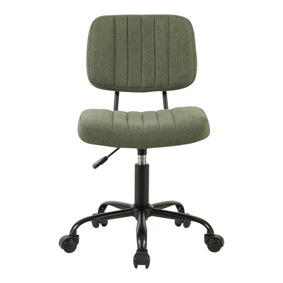 Scaun de birou reglabil Warra, Verde, 50x52x76-86 cm, perspectiva suplimentara