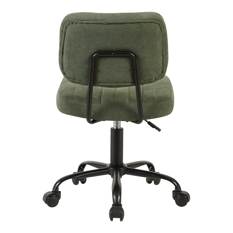 Scaun de birou reglabil Warra, Verde, 50x52x76-86 cm