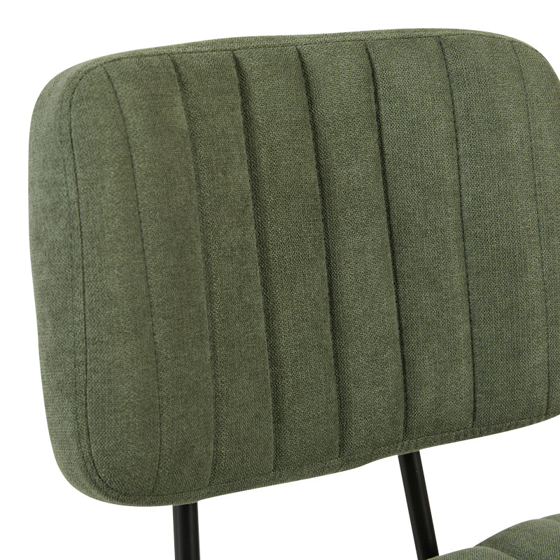 Scaun de birou reglabil Warra, Verde, 50x52x76-86 cm