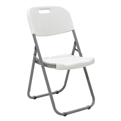Scaun de camping pliabil comercial Edison cu si armat alb