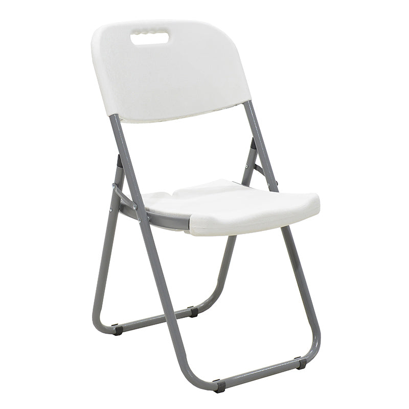 Scaun de camping pliabil comercial Edison cu si armat alb