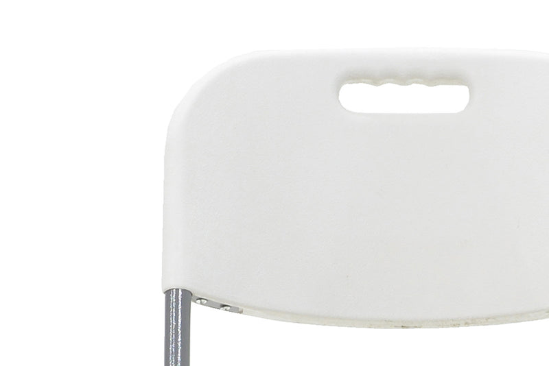 Scaun de camping pliabil comercial Edison cu si armat, alb, 45x50x88 cm, foto produs 6