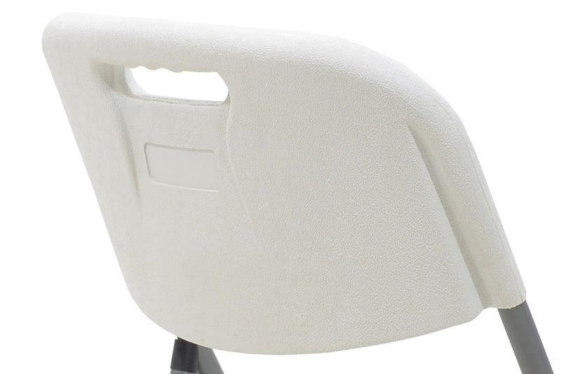 Scaun de camping pliabil comercial Edison cu si armat, alb, 45x50x88 cm, foto produs 10