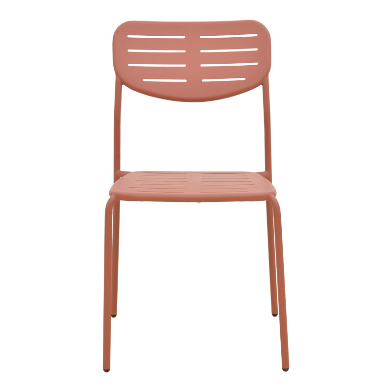Scaun de exterior Stackable, Teracotă, 52x46x83 cm