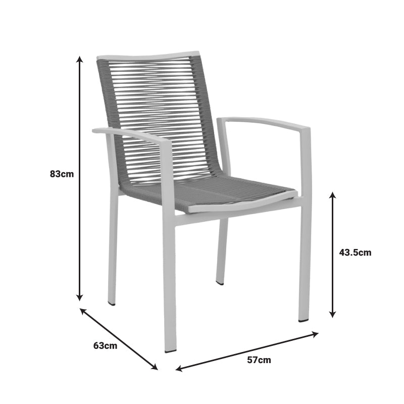 Scaun de plaja din aluminiu si tex Maron, șampanie, Maro - Natural, 57x63x83 cm - Maro