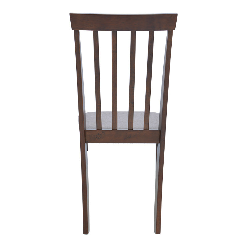 Scaun din lemn Houston, rubberwood, finisaj, nuc, 40x49x94 cm - Nuc