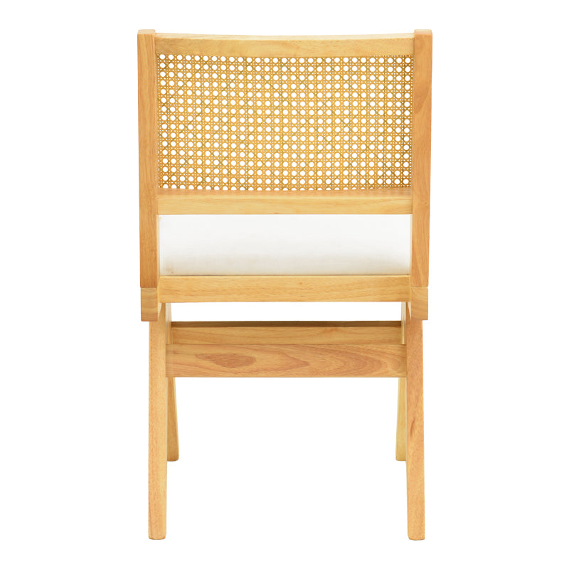 Scaun din lemn Winslow, alb, 46x58x80 cm