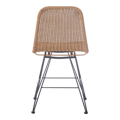 Scaun din ratan Pamela pe rattan, Natural, 44x58x82 cm, foto produs 6