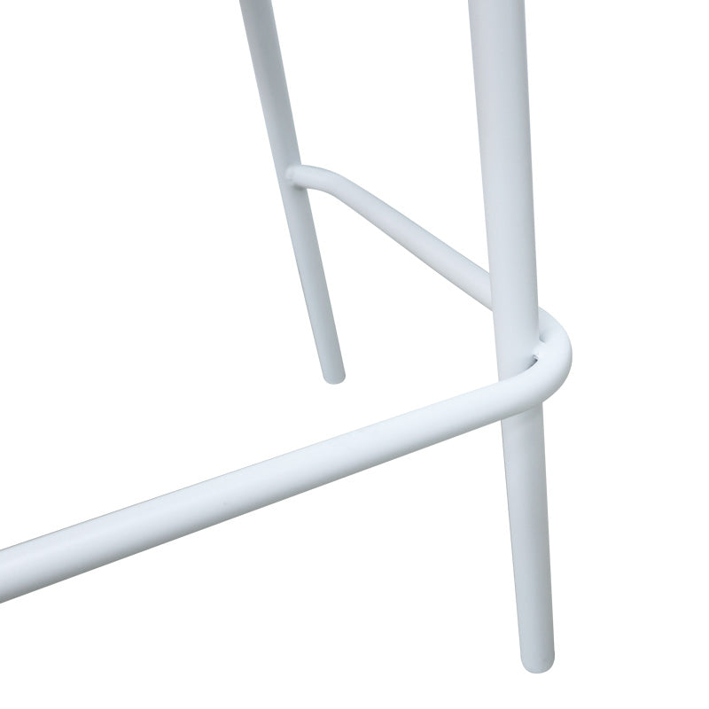 Scaun e bar Zuki, Alb, 55x54x109 cm - Alb
