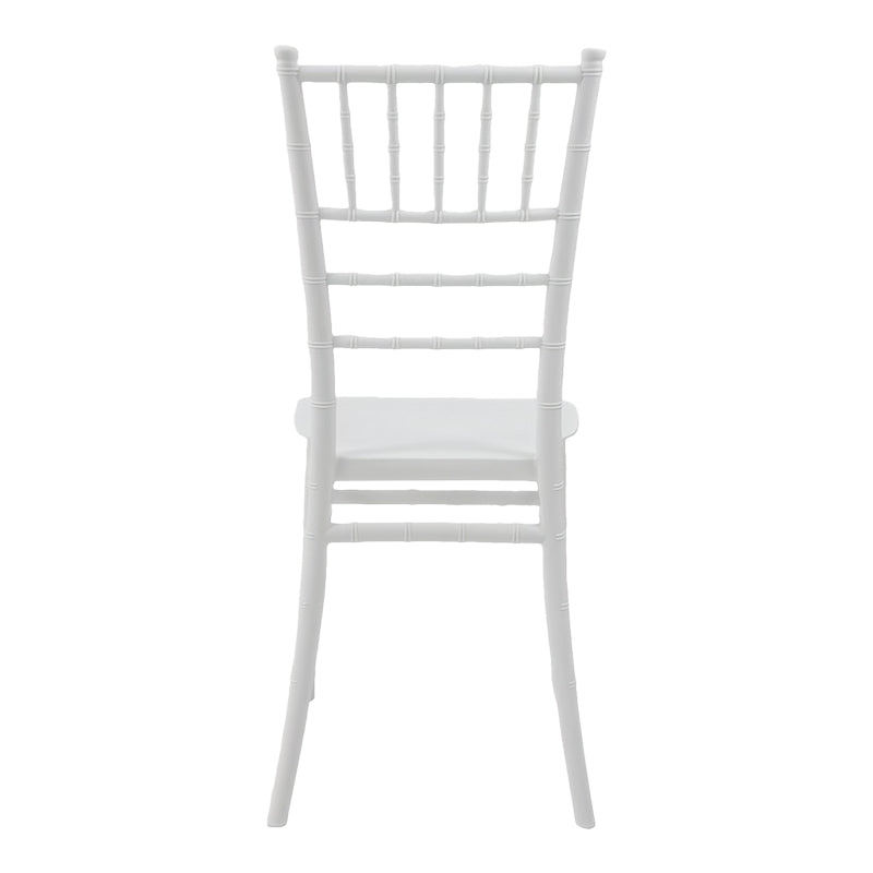 Scaun elegant Tiffany by, Alb Imaculat, Polipropilenă, 38x46x87 cm