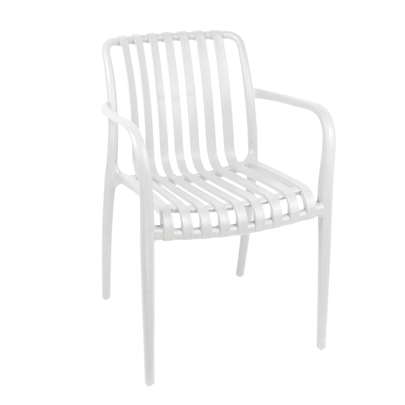 Scaun exterior Zoi, Diverse culori, 58x54x80 cm - Alb