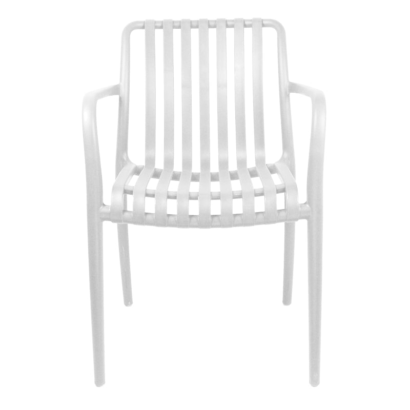 Scaun exterior Zoi, Diverse culori, 58x54x80 cm - Alb