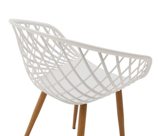 Scaun Ezra, 62x42x82 cm - Alb