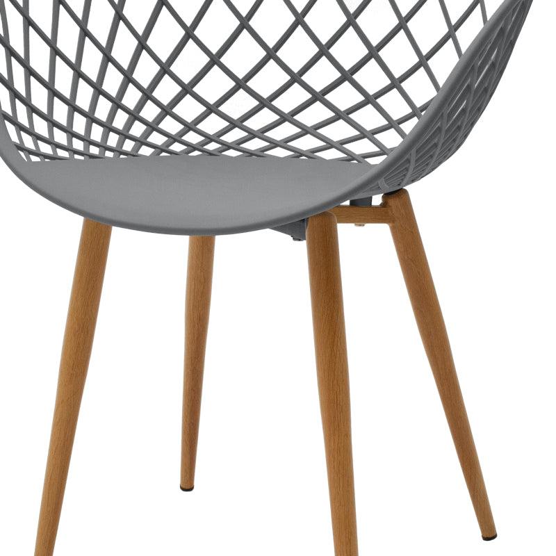 Scaun Ezra, 62x42x82 cm - Gri