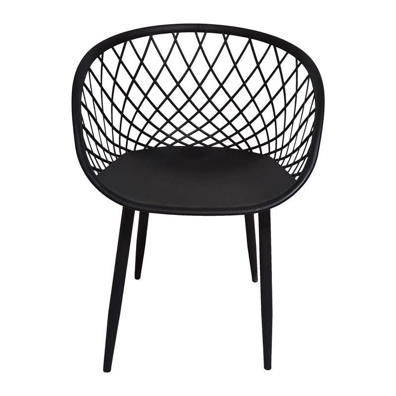 Scaun Ezra, 62x42x82 cm - Negru