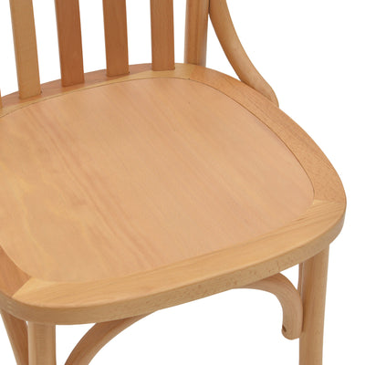 Scaun Flisbie lemn Natural de fag, 46x48x86 cm, foto produs 10