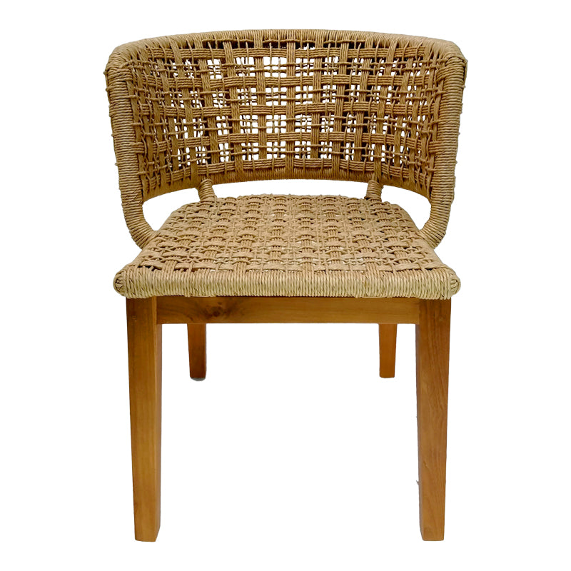Scaun fotoliu de gradina Milou Boho, Natural, 59x65x73 cm, perspectiva suplimentara