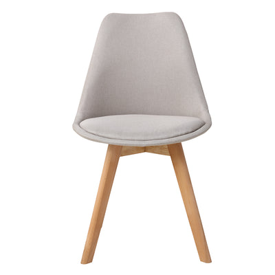Scaun Gaston bej lemn, Natural, 56x43x84 cm, perspectiva suplimentara