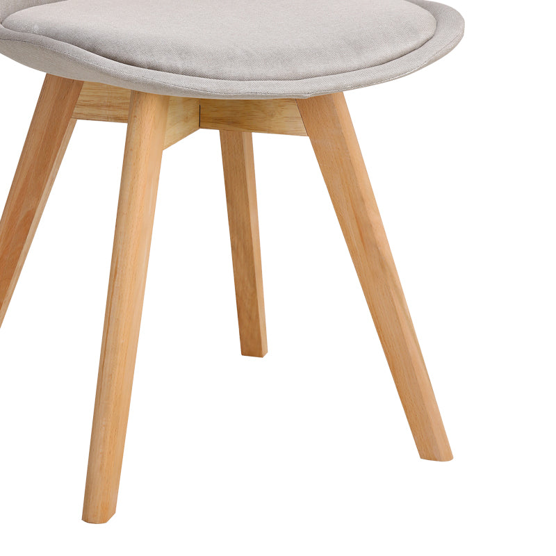 Scaun Gaston bej lemn, Natural, 56x43x84 cm, foto produs 6