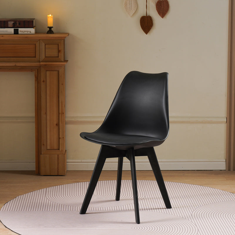 Scaun gaston I, Verde, 48x53x81 cm - Negru